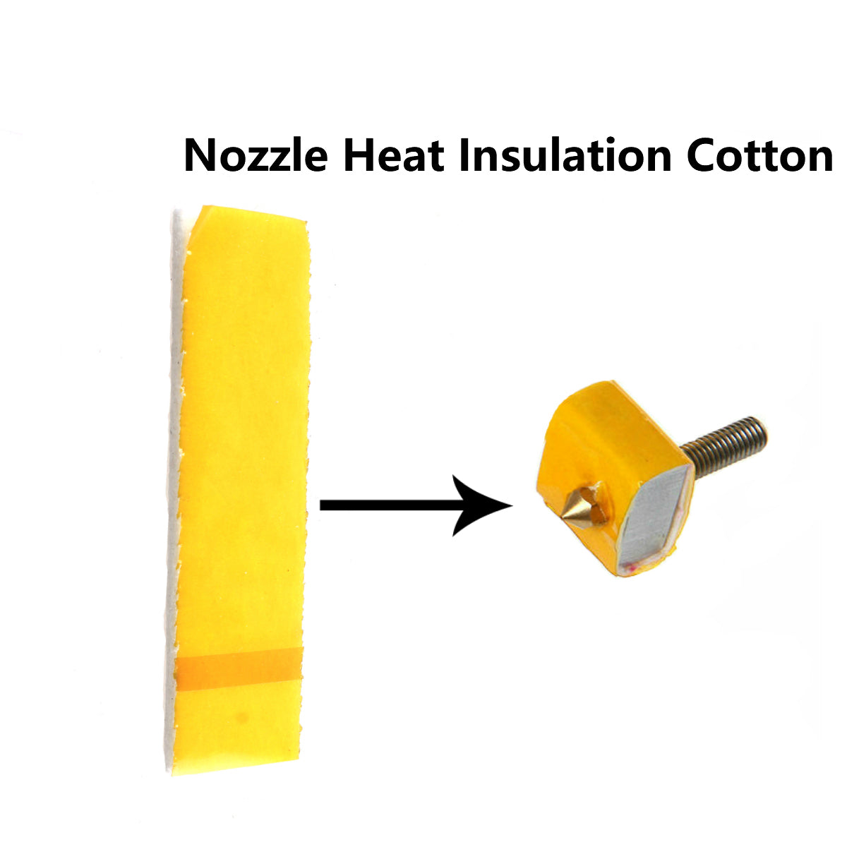 Insulation Cotton Mat, Foil Thermal Insulation Mat Heat Insulation Cotton,  Self‑Adhesive Insulation Cotton Mat for 3D Printer Platform Heatbed